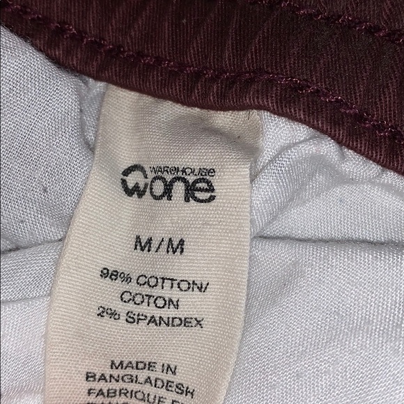 WAREHOUSE ONE JOGGERS SWEATPANTS RED / PURPLE - Picture 3 of 4